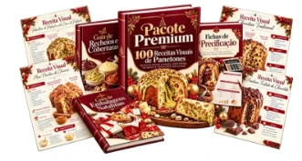 Imagem da coleção de 100 receitas e dos materiais complementares Premium